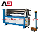 HVAC Duct Forming Electric Galvanized Metal Sheet Steel Plate Rolling Machine Roll Former Roll Bending Machine Hydraulic Roll Bender