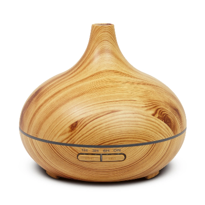 Decorating 300ml Wood Grain Cool Mist Room Humidifiers Aroma Diffuser