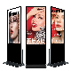  4K Interactive TFT Floor Stand 43 55 65 Inch Totem LED Backlit Advertising Display Capacitive Digital Signage Panel Information Kiosk Screen LCD TV Touch Screen