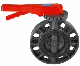 High Quality Plastic PVC Wafer Type Drinking Water Butterfly Valve Lever CPVC Worm Gear Butterfly Valve UPVC Manual Handle Flanged Butterfly Valve