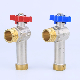 Brass Manifold Compact Boiler Safety Unit Automatic Shut-off Valve with Air Vent and 3 Bar for Floor Heating System