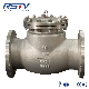 Cast Stainless Steel/Wcb/Ss API/JIS/DIN 150lb/10K/300lb Flange End Swing Check Valve