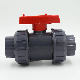  Double Union PVC Check Ball Valve for Agricultural