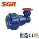 Flange Input Right Angle Big Output Torque Planetary Gearbox with Motor