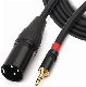 Kolorapus Audio Cable XLR Male to 3.5 Jack Male Aux Connector for Instrument Guitar Mixer Amplifier Bass