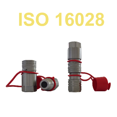 Naiwo 1/2" Flat Face Quick Connector Hydraulic Quick Coupler Non-Spill Coupling ISO16028