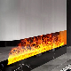 Factory Supply Electric Fire Place Luxury Modern Custom Crushed Diamond Mirror Fireplace with Bluetooth