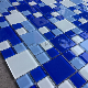  Blue Swimming Pool Factory Make Glass Crystal Mosaic Tile 4mm