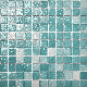 Foshan Made Factory Wholesale Mosaic Tiles at Factory Prices Swimming Pool Tile Melt Glass Bathroom Blue Green Color Wall China Outdoor