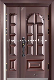  Home Waterproof Hot Sell Security Copper Steel Door W-Stz-07