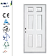 Kuchuan 6-Panel White Primed Metal Doors American Steel Door