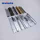 Custom Gold Metal Ceramic Aluminum Pencil Tile Edge Trim Corners