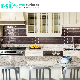 Cheap Prefab Quartz Island Countertops with Multi-Colored Veins