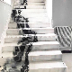  Natural White/Beige/Black Marble Steps Stairs for Indoor Decoration