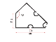  Square Extrusion 80135° GM8003 of Customized Square Section Aluminum