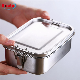  Insulated Biodegradable Tiffin Box Leakproof Camping Food Storage Container with Stainless Steel Lunch Box