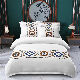  Custom Latest Design 200tc 100% Cotton White Bed Sheets for Hotels Linen Bedding Set