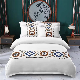 Custom Latest Design 200tc 100% Cotton White Bed Sheets for Hotels Linen Bedding Set