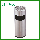  10liter Ground Dustbin with Stainless Steel (YH-41A)