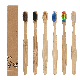  Wholesale 100 % Healthy Eco Organic Charcoal Bamboo Toothbrush