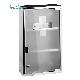 Wall Mounted Lock Stainless Steel Medicine Cabinet First Aid Cupboard Box