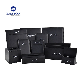  Customized Black A4 PU Leather VIP Folder for Hotel