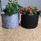  Black Non-Woven Fabric Plant Growing Pot Flower Grow Bags