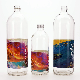  Vista 500ml 1000ml Flint Round Water Glass Bottle with Label Printing