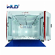 Wld9200 (CE) Quality Automotive Painting Powder Coating Machine Room Car Van Bus Truck Paint Box Spraying Cabin Chamber Cabinet Water Based Paint Spray Booth