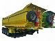  1%~10% Off Discount SINOTRUK 3/4 axle transportation Tipping tipper trailer/ 60 tons heavy duty dumping truck dump trailer