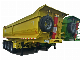 1%~10% Off Discount SINOTRUK 3/4 axle transportation Tipping tipper trailer/ 60 tons heavy duty dumping truck dump trailer