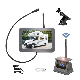  Magnetic Power Wireless Solar Car Camera with 5inch Monitor for Forklift RV