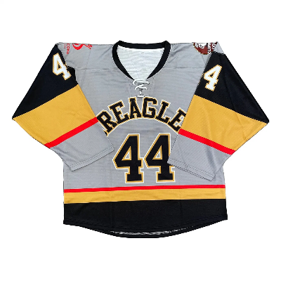 Custom Full Dye Sublimation Team Practice Men Quick-Dry Reversible Ice Hockey Jersey