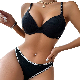  Sexy Ladies Underwire Full-Cup Seamless Invisible Cotton Women Lingerie Bra Underwear Set