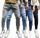 Casual Skinny Jeans Trousers Classica Denim Pants Washed Stretch Jeans for Men