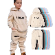 New Arrival Boys Hoodies Sweatpants Designer Jogging Sets Custom Logo Boys Fleece Sweatsuits Tracksuits Winter Sets Kids Clothing Children Apparel