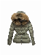 Men Women Outdoor Keep Warm Luxury Brand Armygreen Puffer Jacket Outerwear Fur Collar Belt Long Sleeves Down Jackets Winter Coats Clothing