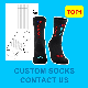  Designer Cotton Cartoon Bamboo Ankle Sport Embroidery Wool Unisex Sock Men