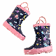 Custom Safety Shoes Fashion Kid Rubber Waterproof Rain Boots