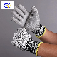  13G Anti Cut Level 5 Gray PU Coated Hppe Cut Resistant Safety Work Gloves