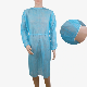  Wholesale Different Size Isolation Gown Non-Woven Blue PP with Knit Cuff Disposable Isolation Gown