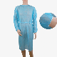 Wholesale Different Size Isolation Gown Non-Woven Blue PP with Knit Cuff Disposable Isolation Gown