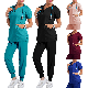 Nurses Hospital Uniforms Nursing Scrubs Suit Uniforms Jogger Women Scrub Sets Uniform