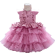 Baby Wear Wedding Dress Puffy Girls Party Garment Ball Gown Princess Frock Lace Sweet Cake Dress