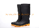 Black Industry Steel Toe Safety Wellington Rain Boots