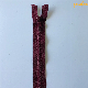 Red Color 40cm Plastic Teeth Zipper for Garment Accessories