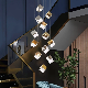 Modern Lighting Ice Replica LED Light Gold Big Pendant Lamp Chandelier