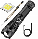 Goldmore 2000lumen LED Flashlight USB Rechargeable Zoomable Torch Lantern LED Tactical Flashlight Supplier China