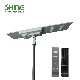 OEM Aluminum All in One Solar Street Light 30W 40W 50W 60W 80W 100W Integrated Public LED Street Light Garden Light with Motionsensor Discount for Road Lighting