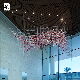  Customized Luxury Villa Hall Hotel Multi Color Hanging Glass Chandelier